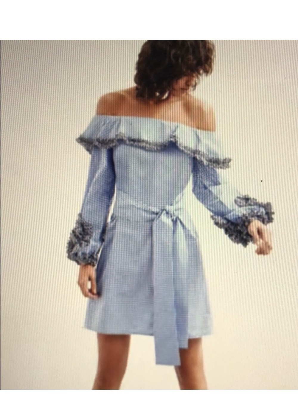 NEW! Alexis authentic dress off shoulder Sz S INTERMIX REVOLVE